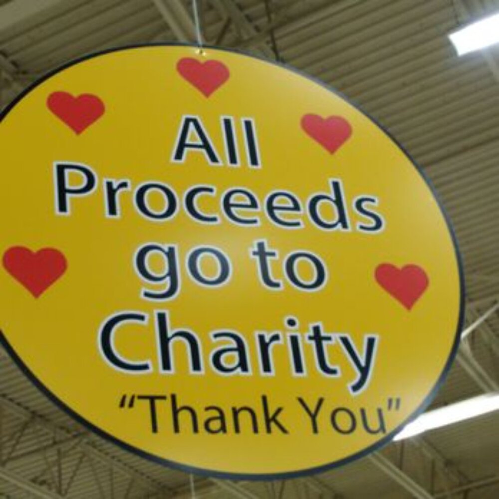 All Proceeds Go To Charity